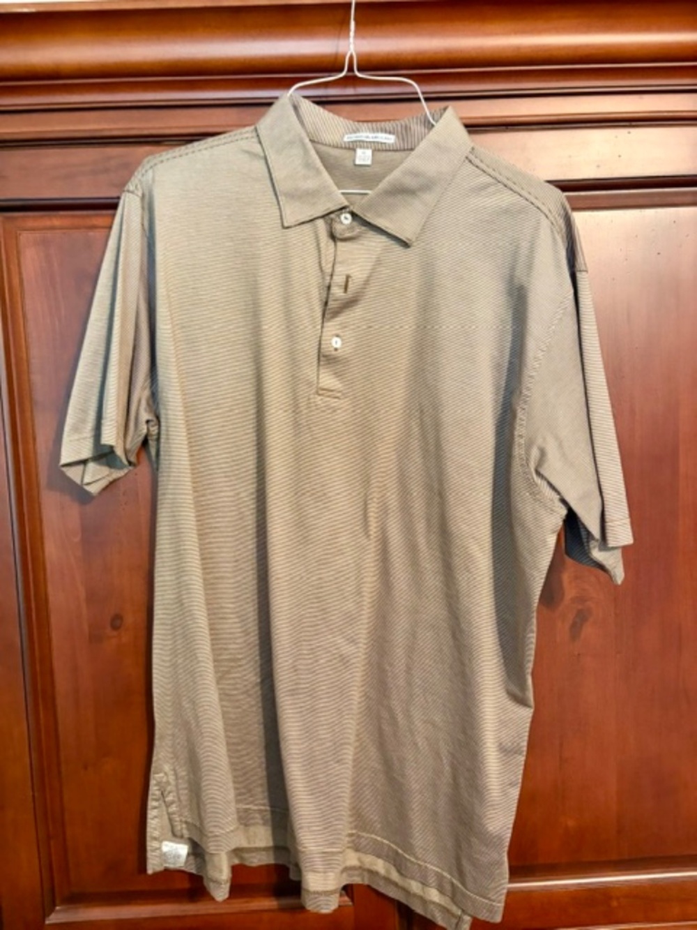 Peter Millar Mens Like New Polo Size XL Neutral